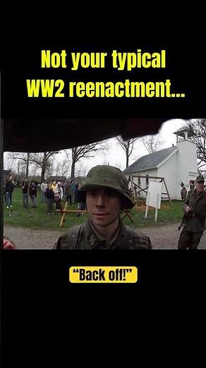 Full video here ☝️👆 #history #ww2 #reenacting #shorts #echoesofthepast
