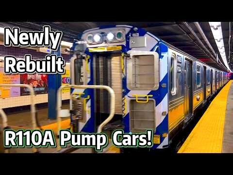 ⁴ᴷ⁶⁰ Newly-Rebuilt R110A Pump Cars Transferring to Westchester Yard for Testing!