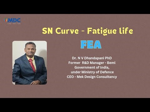 Find the Fatigue life of structure | S-N curve #mechanicalengineering #fea | Dr. N V Dhandapani
