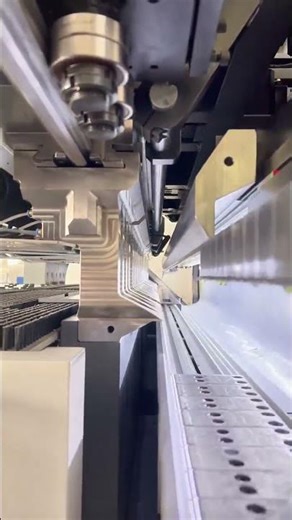 Fully automatic tool changing bending machine sample making video