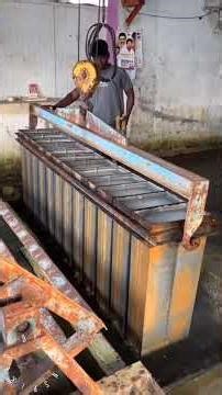 Ice Block Factory #IceBlock #FactoryProcess #SatisfyingProduction