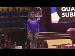 Simone Biles - Vault 1 - 2018 World Championships - Qualifying