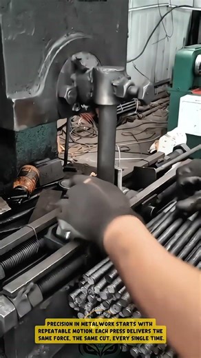 Automatic Bolt Rod Cutting using Mechanical Press Machine – Good Tools and Machinery in Daily Work