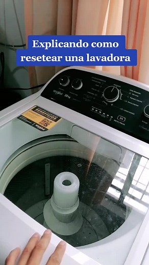 Explicación de cómo resetear una lavadora whirlpool digital 20 kilos #lavadora #refrigerador #Reparacion