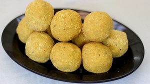 162K views · 2.5K reactions | Healthy Laddu Recipe preparation in Telugu , This is a good traditional sweet recipe. | ManaChef | Facebook