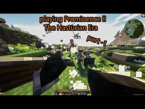 Playing Prominence - 2 minecraft modpack (PART- 1 )
