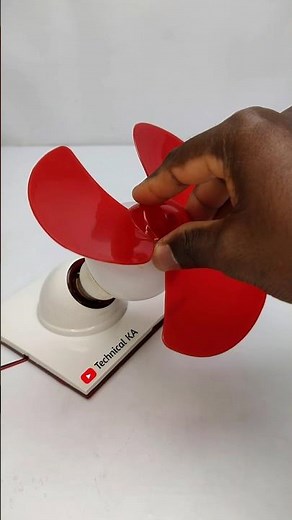 This LED Bulb Can Blow Air