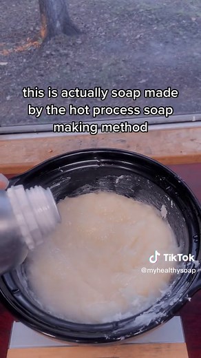 Hot process soap making is very interesting!! #naturalsoap #handmadesoap #soapmaking #naturalsoapmaking #howtomakesoap #hotprocessedsoap #hotprocesssoapmaking