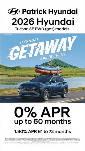 Hyundai Getaway Sales Event New Offers! | Patrick Hyundai | Schaumburg, IL