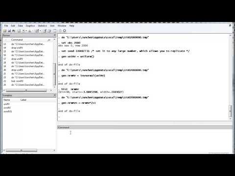 STATA: generate random variables