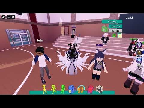 ROBLOX - Anime highschool RP #2 "Testing the students!"
