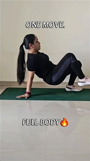 Total Body Burn: Crab Toe Touches (No Equipment) 🔥