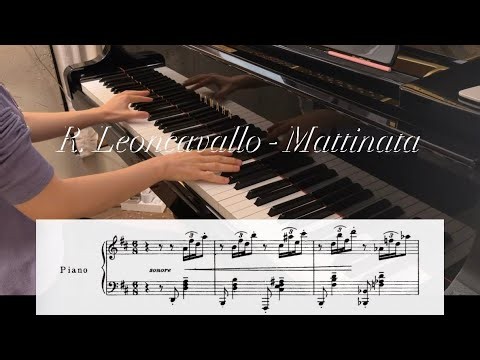 R. Leoncavallo - Mattinata / D Major / Piano accompaniment