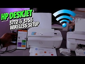 HP Deskjet 3772 and 3755 Wireless setup