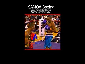 BOXING (Afakasi Faumui v Star John Lee) Super Middleweight