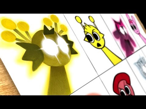 Drawing Sprunki Incredibox Corruption Compilation - Simon, Pinki, Tele, Sky