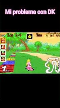 Dk vs peach #mariokartsupercircuit #gba #peach #dk #history #humor #retrogaming #shorts