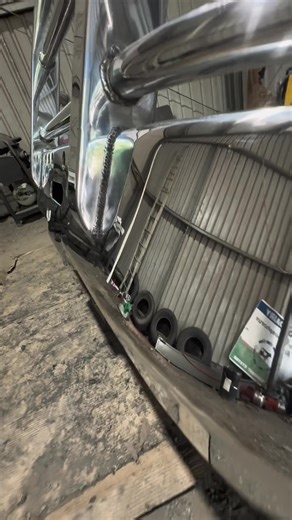 Fully sanded and polished this old bullbar – came up mint for its age. Stay tuned for once this truck’s all back together. You know who to call 🔥 #bullbarpolish #alloypolishing #truckrestoration #beforeandafter #trucklife @Happy Chittick
