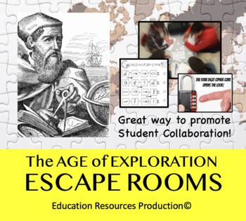 The Age of Exploration 1500-1800 - World History Escape Rooms Bundle