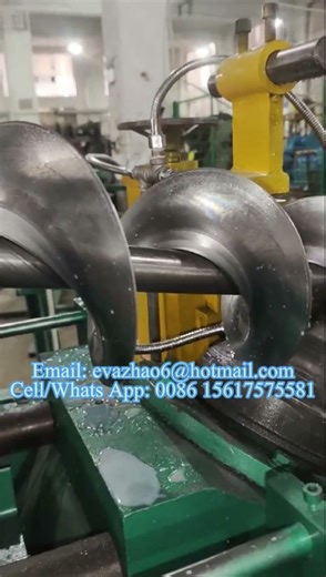 Continuous Spiral Flight Cold Rolling Mill Machine, Max Work with 180mm Width Steel