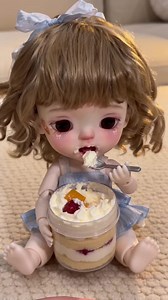 💛ShugaFairy 1/6 Waffle， Summer Beach Vitality Sister, light blue cake dress curly hair bow, jumping between the beach and the waves, with a smile that is super healing, is a cute doll limited to summer. https://s.click.aliexpress.com/e/_c3IWzui9 #balljointeddoll #bjdphotography #bjddoll #dollstagram #abjd