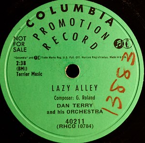 Dan Terry & His Orchestra - Lazy Alley / Organ Grinders Swing