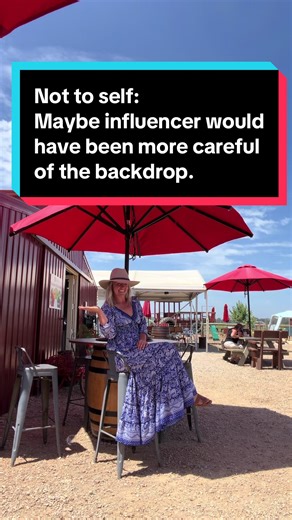 Maybe the influencer wouldn’t have sat in front of the umbrella with a bent arm 🫠 📍 The Berry Dairy Maffra, VIC 🍓PYO Strawbrries 🐐 Petting Zoo 🍽️ Cafe 🛝 Playground 🥂 Licensed 📸 Stunning Lavendar fields #theberrydairy #gippsland #cafe #pettingzoo #pyostrawberries
