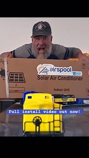 This Solar Hybrid Mini Split AC w/ Heat is a total game changer!