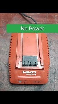 HILTI C 4/36-90 Charger has no power fix quick way