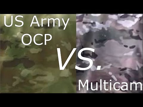 Camouflage effektiveness test: Multicam vs OCP