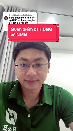 Tác dụng và quan điểm về viên uống NMN của BS HÙNG