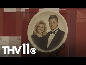 New exhibit at Clinton Library showcases glamorous parts of presidency
