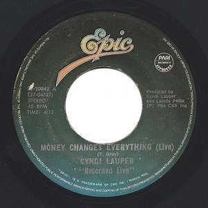 Cyndi Lauper - Money Changes Everything (Live)