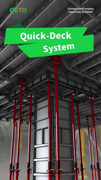 Quick-Deck System: Fast & Easy Construction for Beam-less Decks