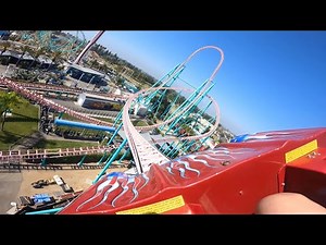 Xcelerator INSANE LAUNCH Roller Coaster 4K POV! | Knotts Berry Farm California [No Copyright]