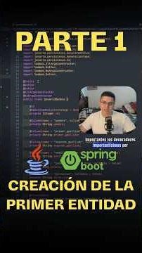 Creación de la entidad Usuario Spring Boot - Parte 1 🟢☕#apirest #java #springboot #dev #software