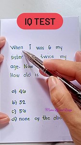 1.3M views · 3.6K reactions | IQ test.. challenge your brain to answer this question.. #iqtest #brainchallenge #fypシviralシ2024 #reelstrending #MindBlowingTricks #tutorial #justforfun #sharingiscaring | Mama Liz and Louize | Facebook