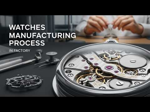 Watches Manufacturing Process in Factory