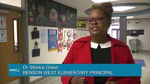 We’re celebrating National Principals Month! Dr. Monica Green, the principal at Benson West Elementary School has been in education for more than 20 years. This is her 12th year in Omaha and tenth year in Omaha Public Schools. Her passion for fighting poverty is what drives her to serve her students every day. Dr. Green is leading staff and students to take ownership of map data. Not to mention – the school is making big strides in child literacy. Let’s salute Dr. Monica Green. #ThankAPrincipal 