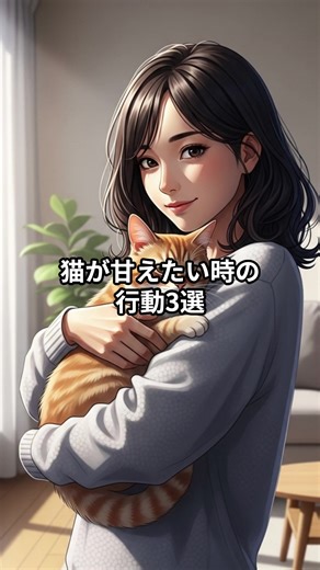 猫が甘えたい時の行動3選 #猫のいる暮らし #猫のいる生活 #ねこのきもち #猫好きさんと繋がりたい #猫派