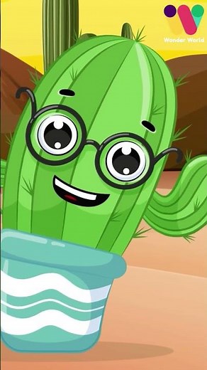 Cactus The Desert Plant Learn About Cactus Plant Kids Fun and Learning #wonderworld #kidscartoon