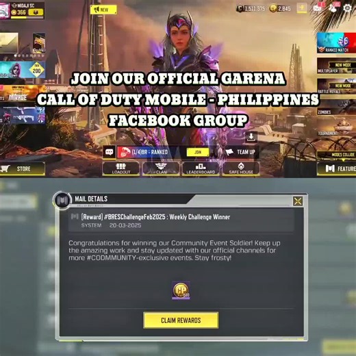 Join Our Facebook Group for Weekly CODM Challenges