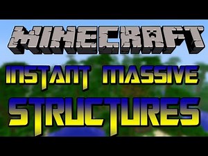 MINECRAFT MOD: INSTANT MASSIVE STRUCTURES [1.6.4] - HD [German/Deutsch] Review/Tutorial