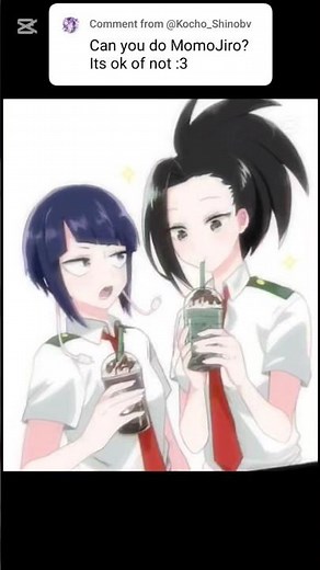 Everytime 🕐 We Kiss 💋 Momojiro 💵🎶 #mha #bnha #momojiro #momo #jiro #kyoka #yaoyorozu #strawberri