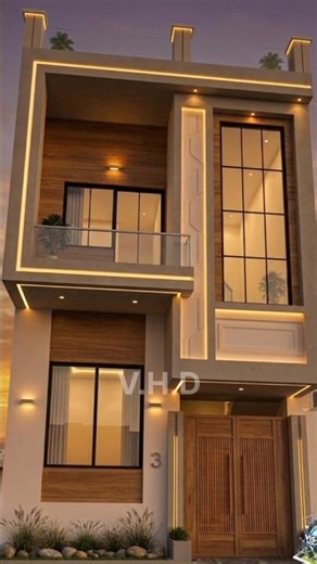 ✨See how simple plaster work, white paint, wooden door, and modern windows completely..