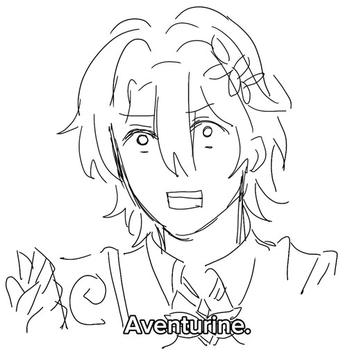 Aventurine Fanart for Honkai Star Rail