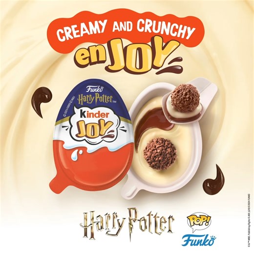 4.2K views · 13 reactions | Rich cocoa and milk-cream layers with a crunch! Enjoy the blend with Kinder Joy! | Kinder | Facebook