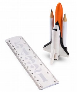 Space Stationery: Set that looks like the Space Shuttle.