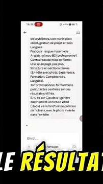 Créer un CV professionnel en 5 minutes chrono avec IA Claude