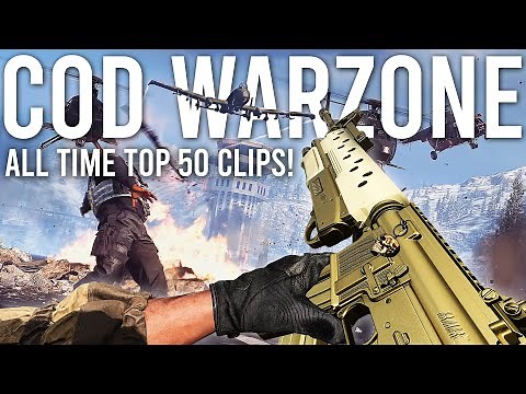 Call of Duty Warzone Reacting to the TOP 50 Clips of ALL TIME!